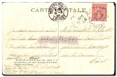 Parigi — Levard e Porta Saint-Denis — M. Ficur — Verso