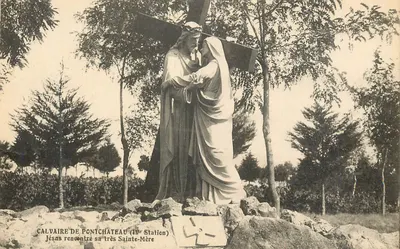 Calvaire de Pontchâteau — IVa Estação : Jesus encontra sua Santíssima Mãe — editor não identificado