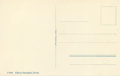 Mosteiro de Wettingen — Interior da igreja — Edição Photoglob, Zürich, f 3280 — Verso