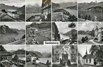 Seelisberg — vista panorâmica — Photoglob-Wehrli AG, Zürich, n° 5187