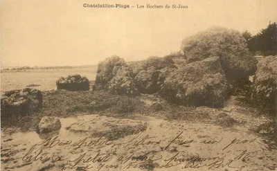 Châtelallion-Plage — Os Rochos de São João — Edição Art. Mallet