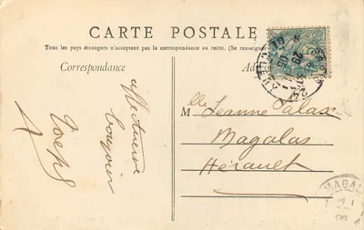 Paris — O Ópera — Edição E. L., Paris. — Verso