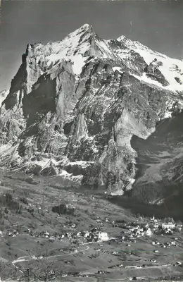 Grindelwald — o Wetterhorn — Verlag Ernst Schudel, Photo-Haus, Grindelwald, n° 1344