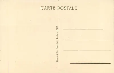 O modelo adormecido — J.-J. Henner — Braun & Cie, Paris — Verso