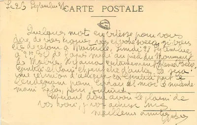 Autun — Wzgórze katedry (83 m) — Lib.-Imp. M. Guignard - Autun — Rewers