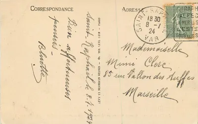 Fréjus (Var) — Grande Galeria das Arênes (Ruínas Romanas) — Selecta — Verso
