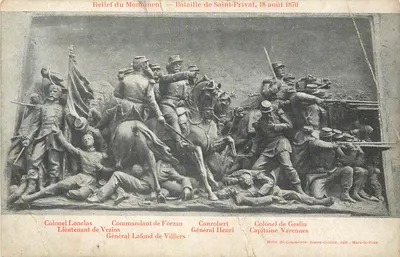 Bataille de Saint-Privat — 18 août 1870 — Simon Colette, édit, Mars-la-Tour