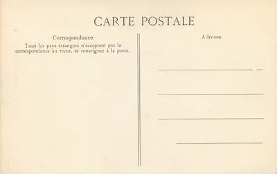 Bordeaux — Ruínas do Palácio Gallien — Marcel Delboy, Editor, Bordeaux — Verso