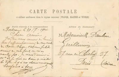 Place des Quinconces e Colunas Rostrais — Daniel Delboy, Edição Bordeaux — n°15 — Verso
