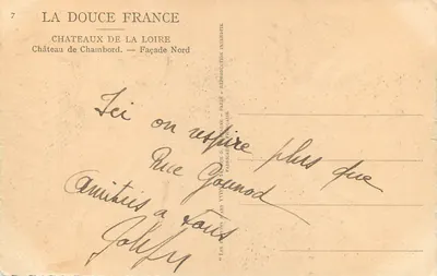 Kasteel van Chambord — Noordzijde — De Smaak van Frankrijk — Achterkant