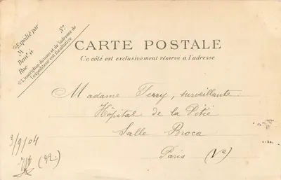 Parigi — La Val-de-Grâce — P. R. C. Parigi, n°161 — Verso