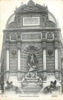 Fontaine Saint-Michel — Paris — H. L.