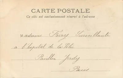 Paryż — Fontanna Marie de Medyce — L. J. & Cie, wyd., Angoulême-Paryż — Rewers