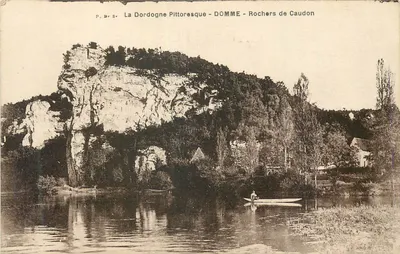 A Dordogne Pittoresca — DOMME — Rochers de Caudon — P.B.S.