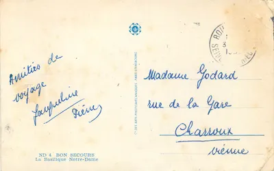 A Basílica Nossa Senhora — Strasbourg — C. dos Artes Fotomecânicas, Paris — Verso