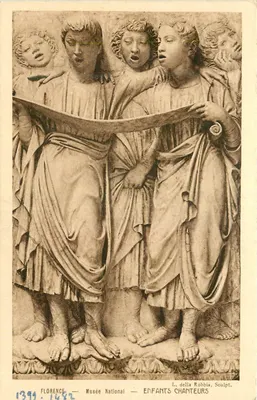 Florença — Museu Nacional — Crianças Cantoras — L. della Robbia, Escultor