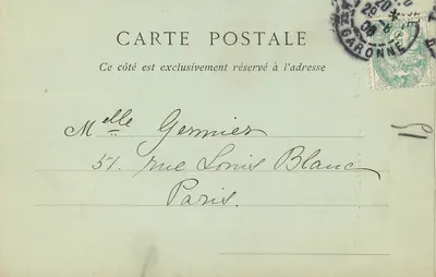 Toulouse — Cattedrale, Chiesa di San Etienne — Libreria BRUN, Rue Lafayette — Verso