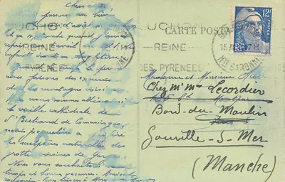 Saint-Bertrand-de-Comminges — Kant pâten van de banken van het koor — Uitgever niet geïdentificeerd — Achterkant