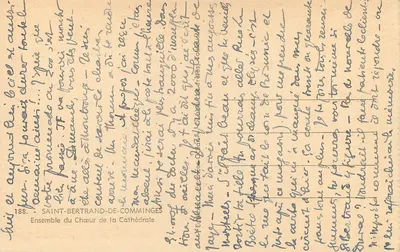 Saint-Bertrand-de-Comminges — Complesso del Coro della Cattedrale — Editore É. Lele — Verso