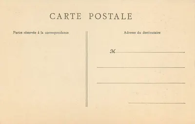 Invocação a Santa Geneviève — Pinturas murais do Panthéon — B.F., Paris — Verso