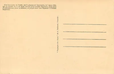 维济勒 — 铸造厂、塔沃诺勒高原 — 格勒诺布尔山脉、沙尔特勒斯山系 — 背面