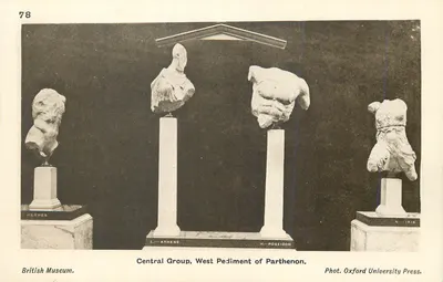 Central Group, West Pediment of Parthenon — British Museum — Phot. Oxford University Press