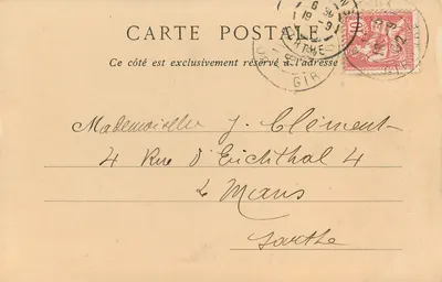 Bordeaux — Porta Palais (nazywana również Porta Royale) — Collections ND. Dicot — Rewers