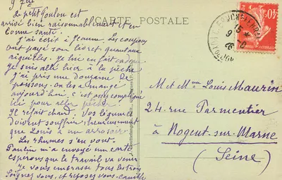 Château de Tournoel — L'Auvergne — g. D'O. — 1189 — Rückseite