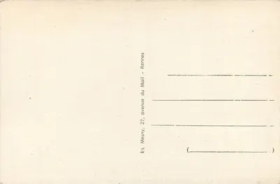 Sainte-Anne-d'Auray — Fontanna i Bazylika — Pomnik poświęcony pamięci Bretonów zginących w wojnie (Architekt, M. Ménard) — Rewers