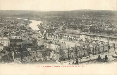Château-Thierry — Vista geral da cidade — Fototipo A. Rep & Fillette em Château-Thierry, n° 4775
