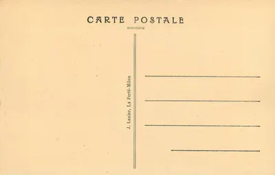 La FERTÉ-MILON (Aisne) — Igreja Nossa Senhora (séculos XII e XIII) — J. Lanier — Verso