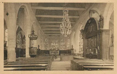 La Ferté-Milon (Aisne) — Interior da Igreja de São Nicolau — Edição Milonaise