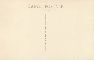 Las Gorges del Tarn — Los Túneles de la Carretera en el Cirque de los Beaumons — J. Forestier, Syndicat d'Initiative de Mende — Reverso