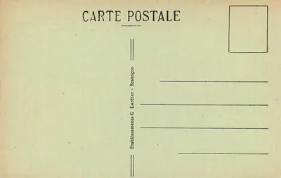 Besançon-les-Bains — O Velho Ponte da Promenade Chamars e a Cidadela — Editor C. Lardier, Besançon — Verso
