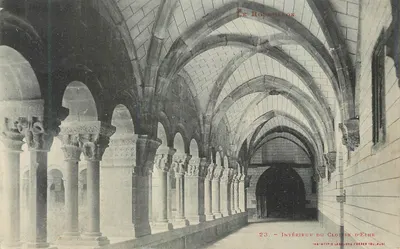 Interior do claustro de Élne — Le Romualdos — N°23 — Héritypie Labruyère Frères (Toulouse)