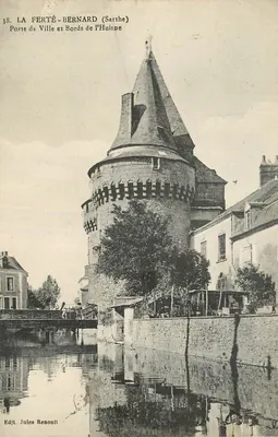 La Ferté-Bernard (Sarthe) — Porte de Ville e Bords da Huisne — Jules Renoult