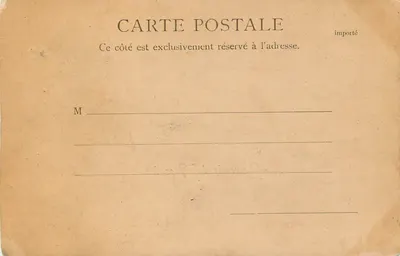 Place d'Armes em Versailles — vista panorâmica — R.&J.D. 10057 Ag — Verso