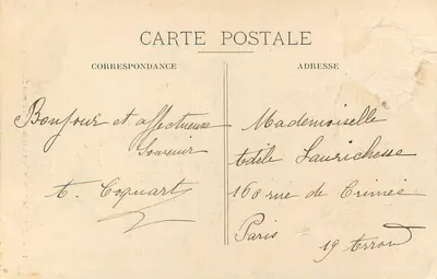 Dijon — Het Putje van het Kleine Klooster van de Oude Chartreuse van Champmol — uitgever R. Négo, n° 136 — Achterkant