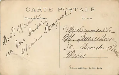 St-Maurice — O Asilo Nacional — C.M. n°10 — Verso
