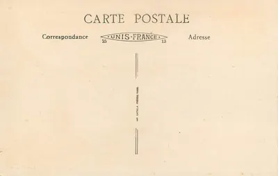 Sainte-Colombe-lès-Vienne (Isère) — Ruínas dos Termas do Palácio do Espelho — Edição Ruchon, livreiro, Vienne — Verso