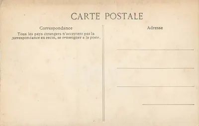 Le Lude — O Castelo — Entrada e Fachada Oeste — Edit. Housseau, 79, Av. Thiers - Le Mans — Verso