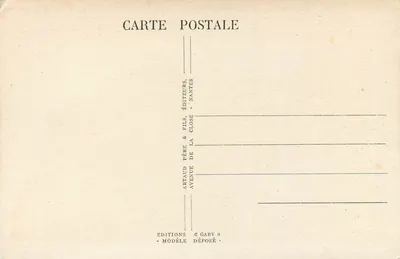 Le Mans (Sarthe) - Katedra — Wydawnictwo Artaud Père & Fils, Nantes — Rewers