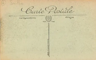 Le Mans — Vista sobre la Sarthe — LL. — Reverso