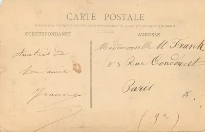 Le Vieux Mans — La Rue des Belhangon — Éditeur : imprimeur non visible, n° 133 — Verso