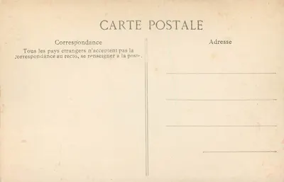 Le Lude — O Castelo — Entrada e Fachada oeste — Edit. Housseau, 79, Av. Thiers - Le Mans — Verso