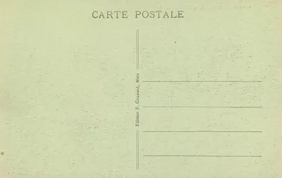 Ravin de Génivaux, blisko Gravelotte — Wydawnictwo F. Connard, Metz — Rewers