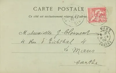 Bordeaux — Katedra Świętego Seurina — Kolekcje ND. Fot. n°19 — Rewers