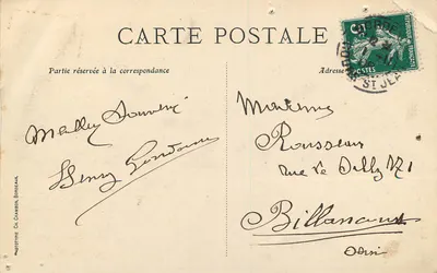 Bordeaux — La Tour Pey-Berland — C.C. — Verso