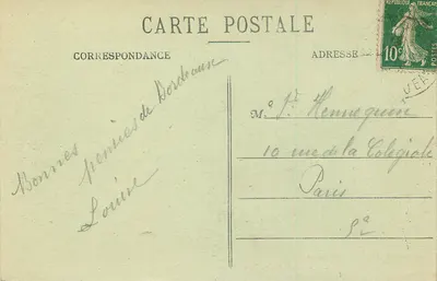 Katedra św. Andrzeja — Duży ołtarz — Fototypia Marcel Delboy, Bordeaux — n°205 — Rewers