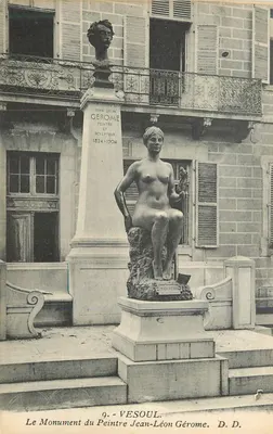 Monumento do pintor Jean-Léon Gérôme — Vesoul — D.D.